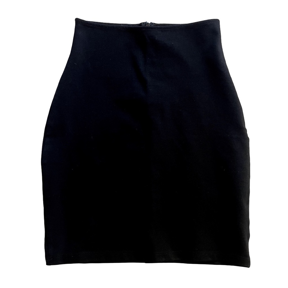 Solemio Black Mini Skirt
